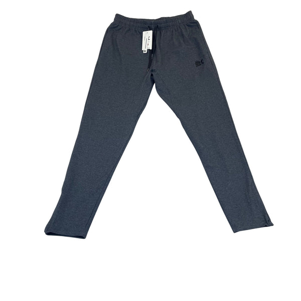 BK Mens Charcoal Gray Athletic Sweatpants Drawstring Waist Knit Size XXL - New