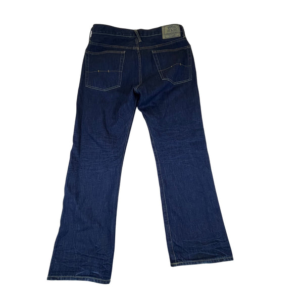 Vintage Polo Ralph Lauren Mens Dark Wash Denim Jeans Straight Leg USA Sz 36 x 30