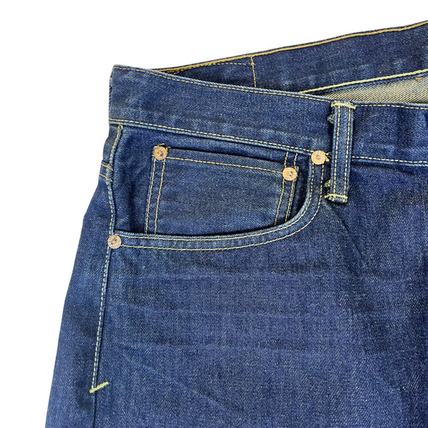 Vintage Polo Ralph Lauren Mens Dark Wash Denim Jeans Straight Leg USA Sz 36 x 30