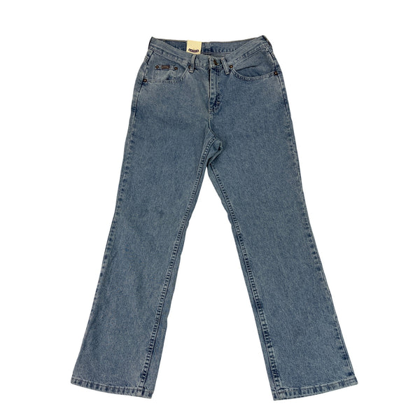 Riders By Lee Womens Mid Rise Straight Fit Jeans Light Wash Denim Size 10P - New