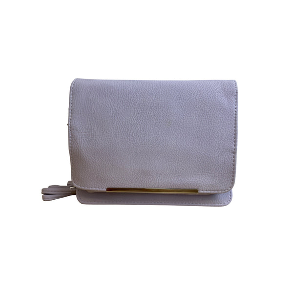 Apt. 9 Misty Lilac Synthetic Womens RFID Wallet Crossbody Bag With Strap