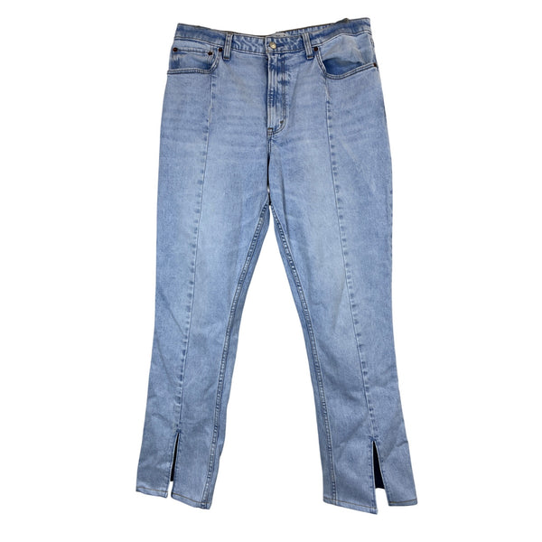 Abercrombie & Fitch Womens Light Wash Denim High Rise Skinny Jeans Curved Love Size 14R