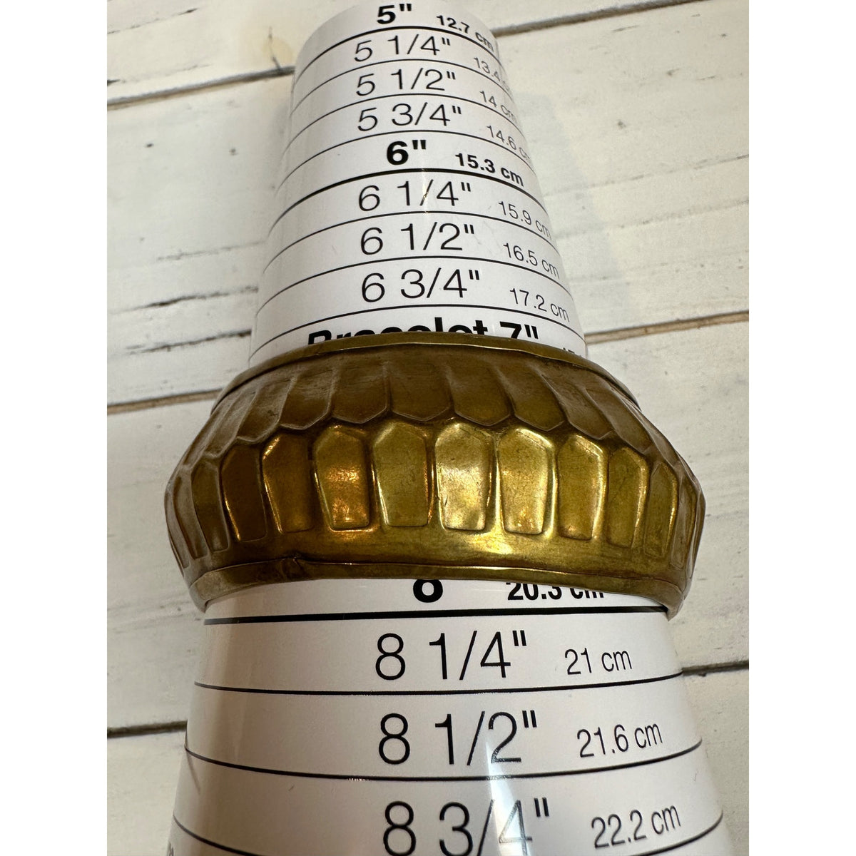 Vintage Brass Bangle Bracelet made in India