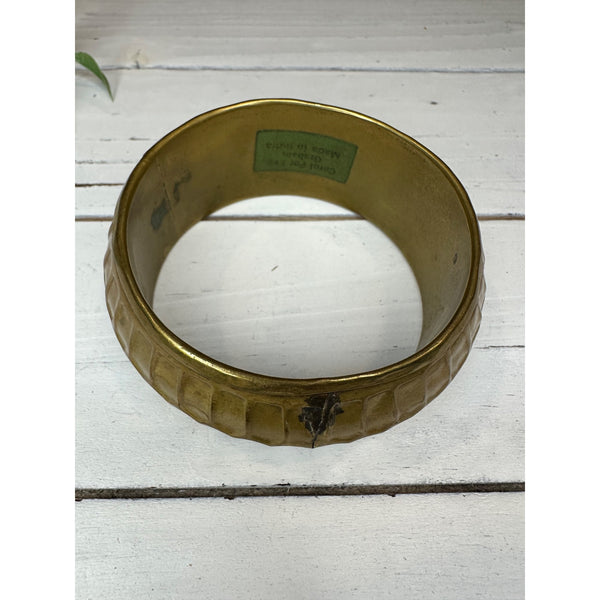 Vintage Brass Bangle Bracelet made in India