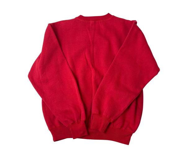 Vintage Shore Club Red Sz M Embroidered Sheep Crewneck Sweater