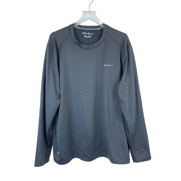 Eddie Bauer Mens Gray FreeDry Long Sleeve Performance Shirt XXL