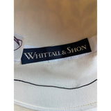 Whittall & Shon Vintage Black Lace & Pearls Wide Brim Hat Netting Floral Accent