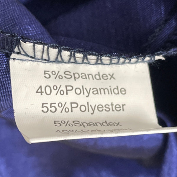 Belle Poque Womens Blue & Black Spandex Polyamide Lace Cocktail Dress Size XL