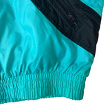 Vintage 80s Roamans Women's Blue And Black Zip Up Jacket Sz M