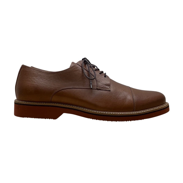 14Th & Union Mens Brown Leather Lace Up Cap Toe Oxford Shoes Size 11.5M - New