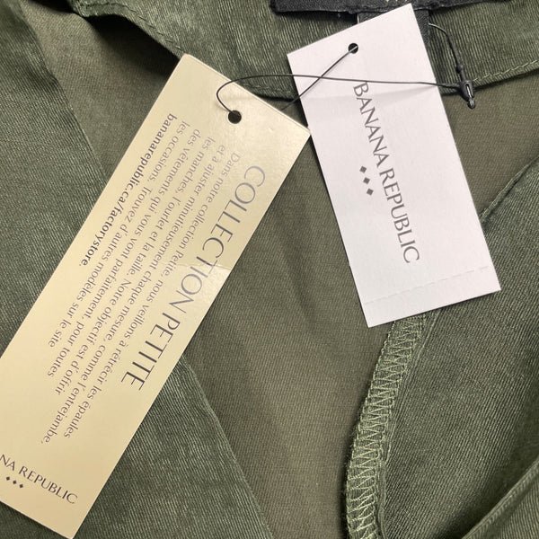 Banana Republic Women’s Green Sleeveless Wrap Midi Dress Size S - New