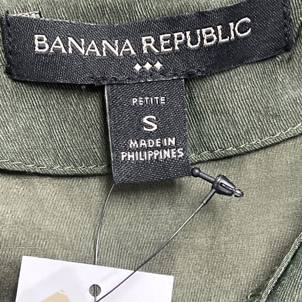 Banana Republic Women’s Green Sleeveless Wrap Midi Dress Size S - New