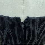 Vintage Silk Studio Women's Black Strapless Warp Cocktail Dress Size 4