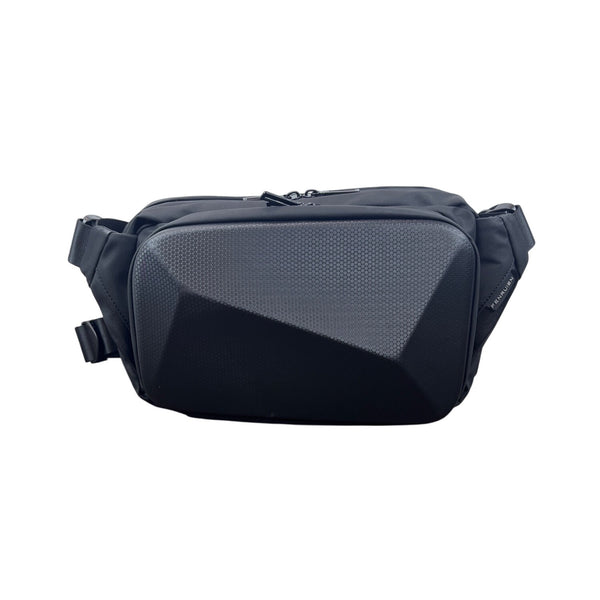Fenruien Anti-Theft Sling Bag With USB Charging Port For Men Black Size M - New
