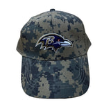 Baltimore Ravens NFL Camo Trucker Hat Mesh Back Snapback Adjustable Strap