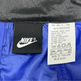 Vintage Nike Womens Track Jacket Blue & Black with Swirl Design Size M- New