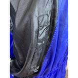 Vintage Nike Womens Track Jacket Blue & Black with Swirl Design Size M- New