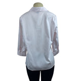 Anne Klein Women’s Pink Long Sleeve Button Up Shirt Sz L New