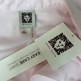 Anne Klein Women’s Pink Long Sleeve Button Up Shirt Sz L New