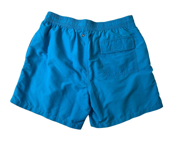 Polo Ralph Lauren Mens Blue Swim Trunks L Polyester Elastic Waistband Size L