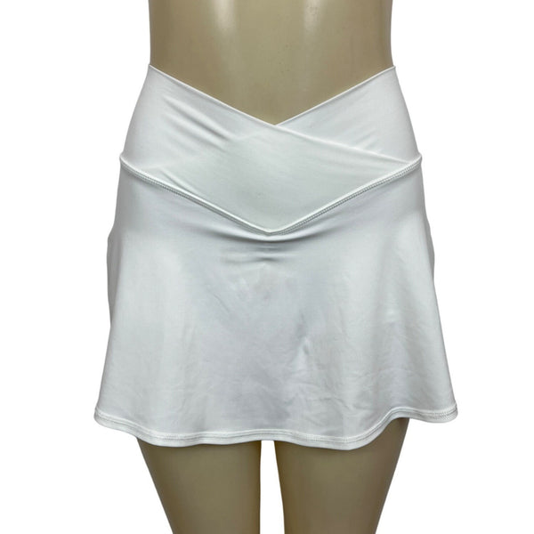 Offline Women's White High Waist Short Skirt Sz XS - NWT