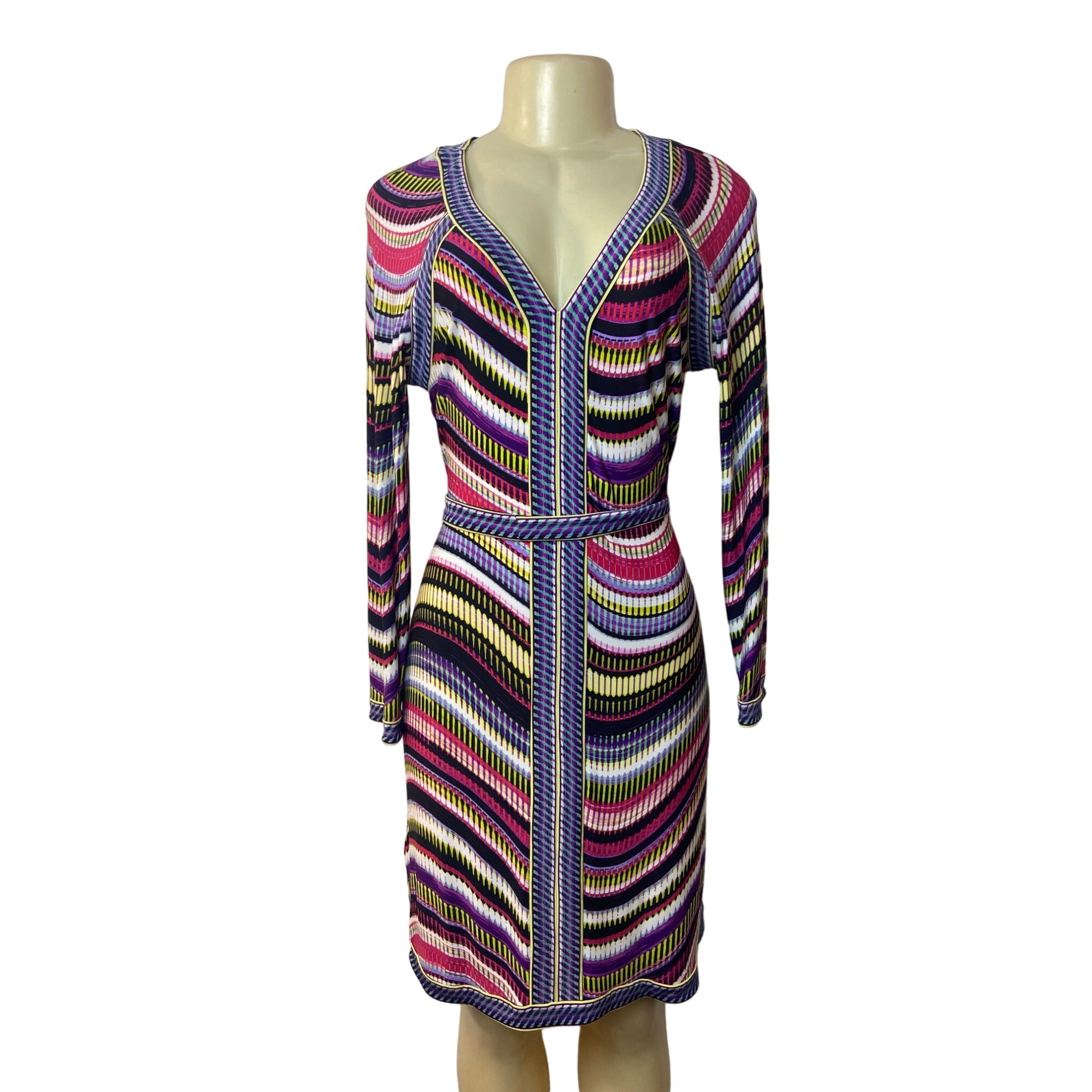 BCBGMaxazria Women's Multicolor A Line Dress Size M BCBGMaxazria Women's Multicolor A Line Dress Size M