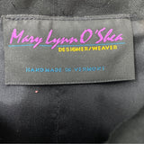 Vintage Mary Lynn O’ Shea Black And Gold Floral Embroidered Jacket Sz P