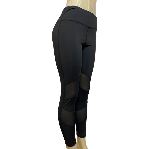 Lotus Leggings Women's Black Stretchable Leggings Sz L- New
