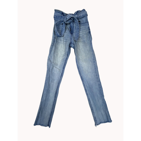 Fashion Nova Women's Belted High Waist Denim Jeans Size 3