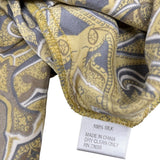 Tamotsu Women's Yellow Paisley Blouse With Satin Collar & Cuffs Sz 18W