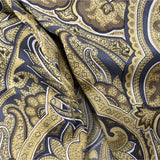 Tamotsu Women's Yellow Paisley Blouse With Satin Collar & Cuffs Sz 18W