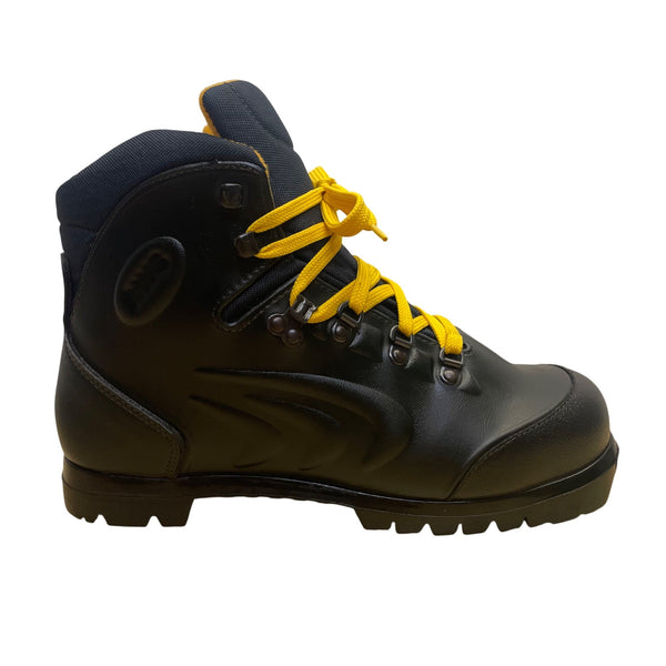 Asolo Men’s Black Leather Lace-Up AWS 840 NNN BC System Ski Boots Size 9