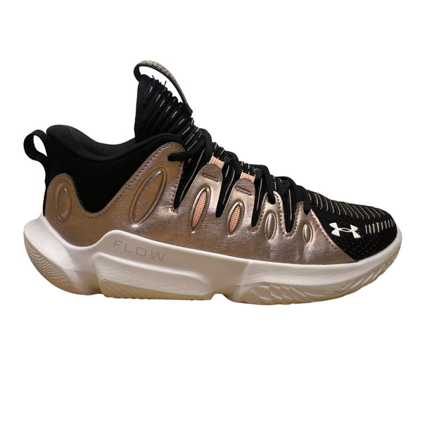Under Armour Women’s Black & Rose Gold Flow Breakthru 4 Basketball Shoes Sz 8.5