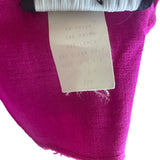 Vintage Positive Attitude Womens Magenta Short Sleeve Dress Sz 3/4