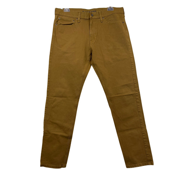 Dockers Mens Brown Cotton Smart 360 Flex Slim Fit Pants Size 30x32