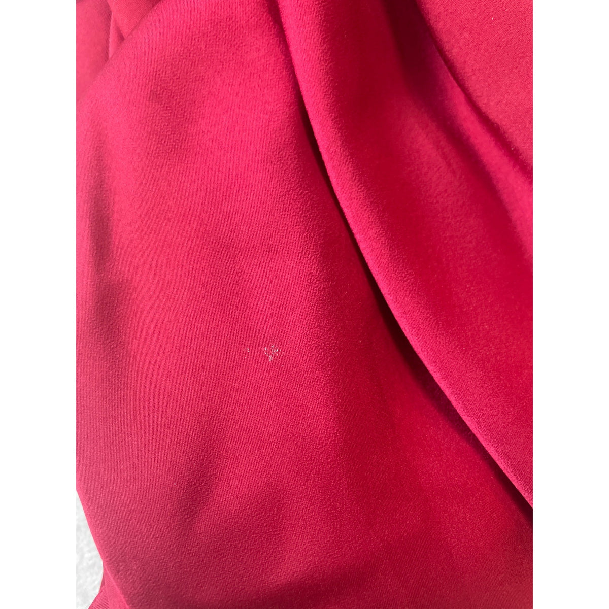 Vintage Women's Red Button Up Collar Shirt Dress Size S