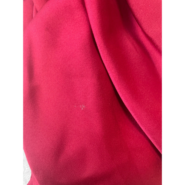 Vintage Women's Red Button Up Collar Shirt Dress Size S