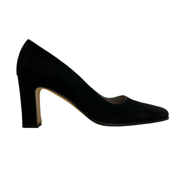Anne Klein II Women’s Black Suede Lola Heels Size 8N
