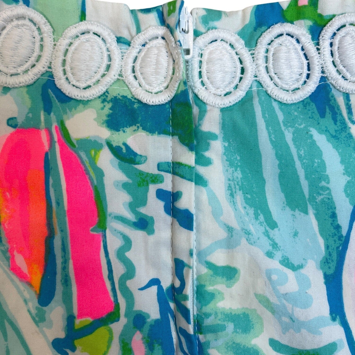 Lilly Pulitzer Girls Multi-Color Nautical Dress With Embellished Neck Sz 8
