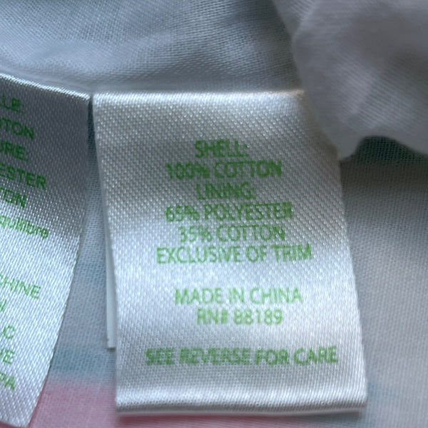 Lilly Pulitzer Girls Multi-Color Nautical Dress With Embellished Neck Sz 8