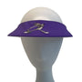 Vintage Looney Tunes Women's Purple Embroidered Bugs Bunny Golf Sun Visor Hat - One Size