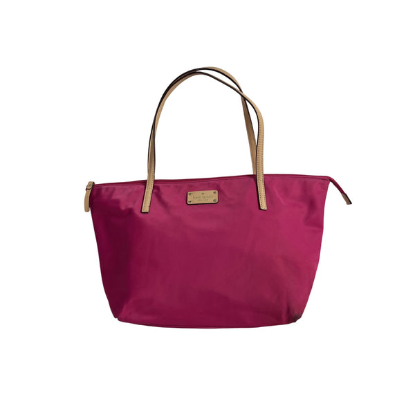 Kate Spade Fuchsia Nylon Kennedy Park Sophie Women's Shoulderbag Sz M