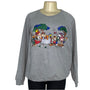 Vintage-Style Acme Clothing Co. Gray Sweatshirt W/ Cartoon Print Unisex Size L