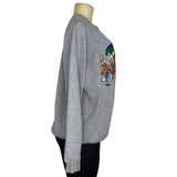 Vintage-Style Acme Clothing Co. Gray Sweatshirt W/ Cartoon Print Unisex Size L