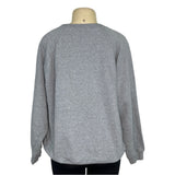 Vintage-Style Acme Clothing Co. Gray Sweatshirt W/ Cartoon Print Unisex Size L