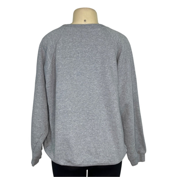 Vintage-Style Acme Clothing Co. Gray Sweatshirt W/ Cartoon Print Unisex Size L