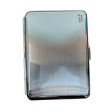 Stephanie Silver Tone With Elastic Straps Women Cigarette Case Sz S