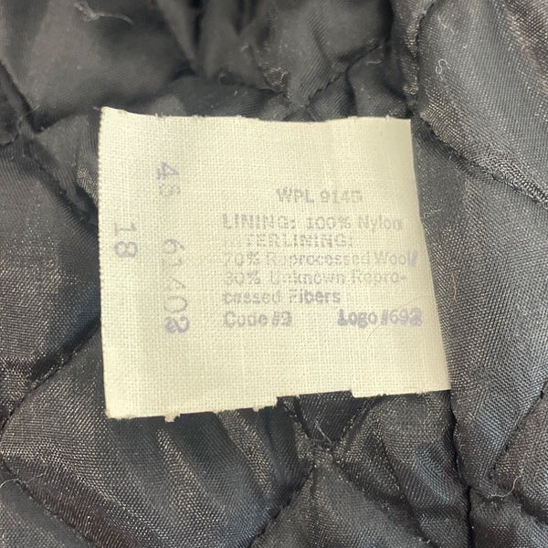 Vintage 80s The Leather Shop Women’s Black Leather Zip Up Fringe Jacket Sz 18