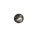 Vintage Unisex Silver Round Abstract Brooch Pin With Cutout Design ~ 1.5 Inches Diameter