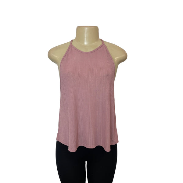Intimately Free People Women's Pink Stretchable Haltered Shirt Sz XS - NWT